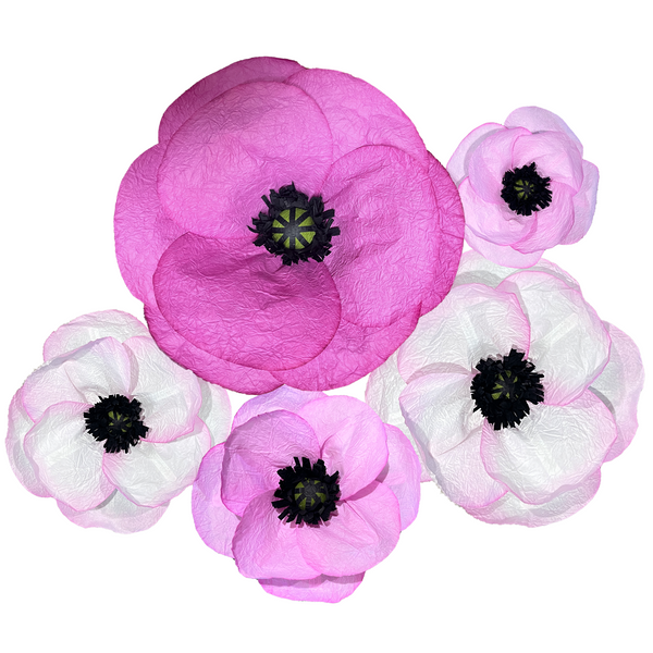 Handmade Large Paper Flowers Decorations for Wall, Wedding, Baby Shower, Nursery Decor, Flower Backdrop, Party Decor