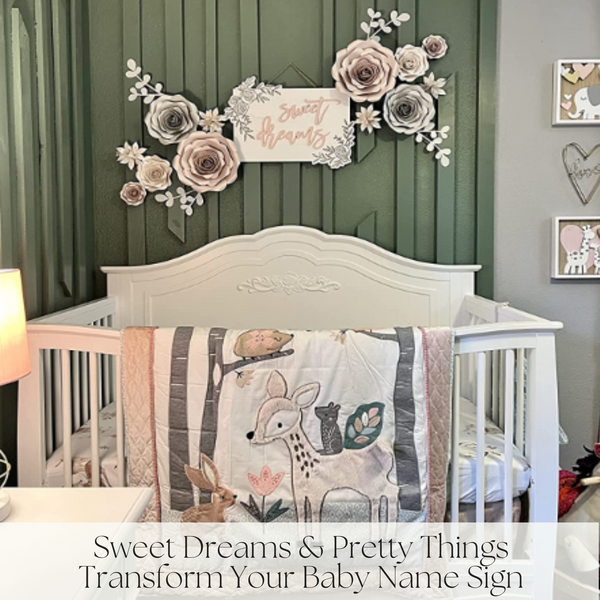 Rainbows & Lilies Large 3D Paper Flowers Decorations, 10-Pieces, Handmade & Assembled (Pink, Silver, Off-White)