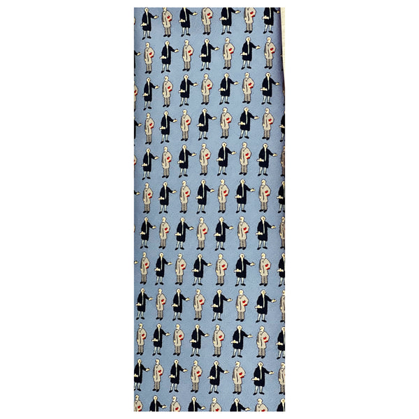 George and Bob Light Blue Tie