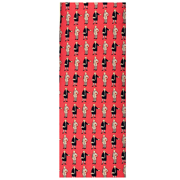 George and Bob Red Tie