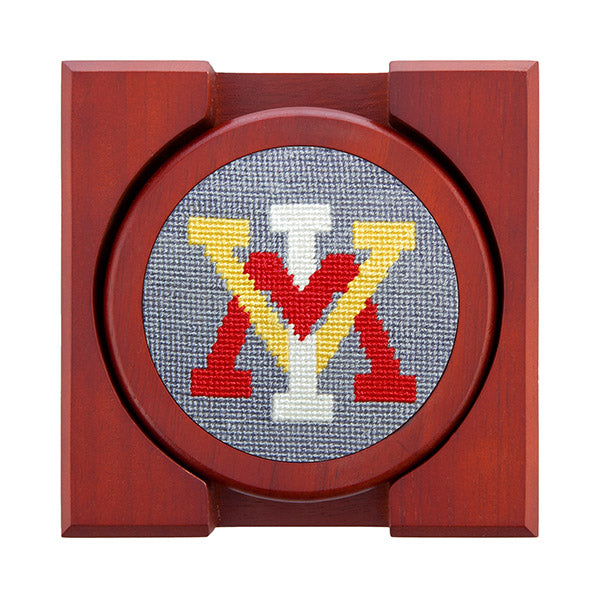 VMI Needlepoint Coasters