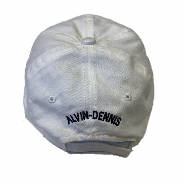 White Lex Vegas Hat Back