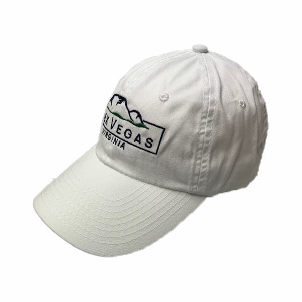 White Lex Vegas Hat Side