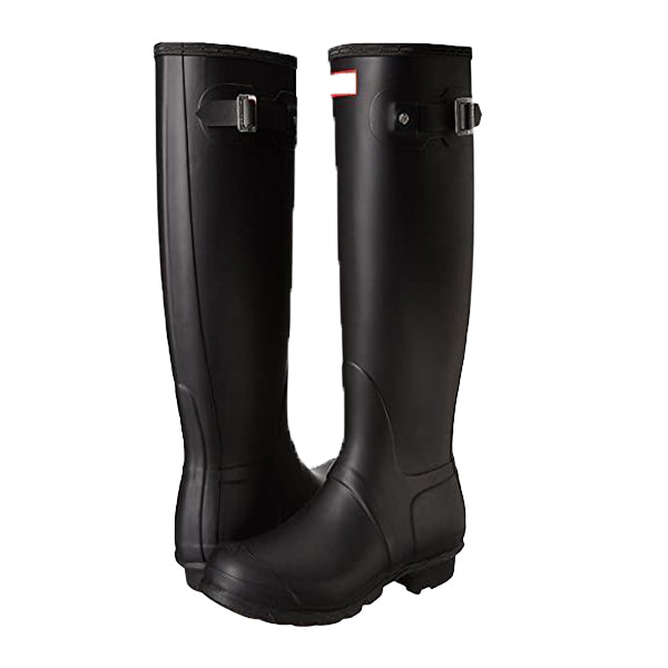 ☆HUNTER☆ WOMEN Original Travel Tall Boots Black WFT1000RPB Hunter Women's Original Tall Travel Boot Rain Boots, Black