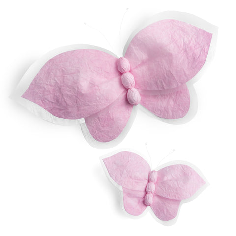 Pink Paper Butterflies