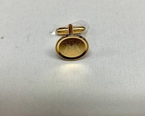 VMI Polished Gold Plated Cuff Links