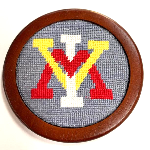 VMI Needlepoint Coasters